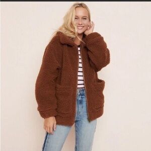 Elodie Sherpa Teddy Bear Coat